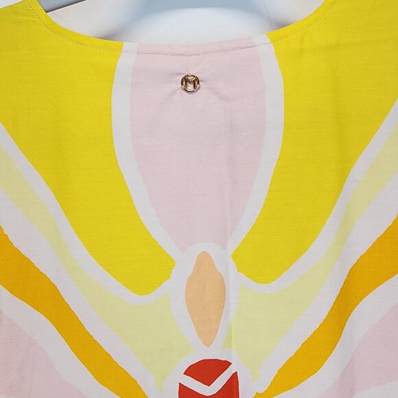 Marie Oliver Andi Butterfly Mini Dress Size XS Sleeveless Colorful Silk Designer - Picture 6 of 13